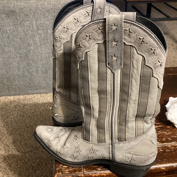 Rockin country men’s western leather boots size 9D - Picture 14 of 15